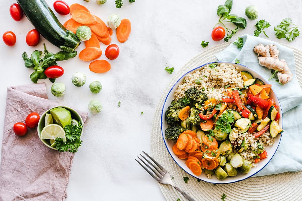 How to set intentions with a bowl of healthy food